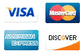 We Accept All Major Credit Cards